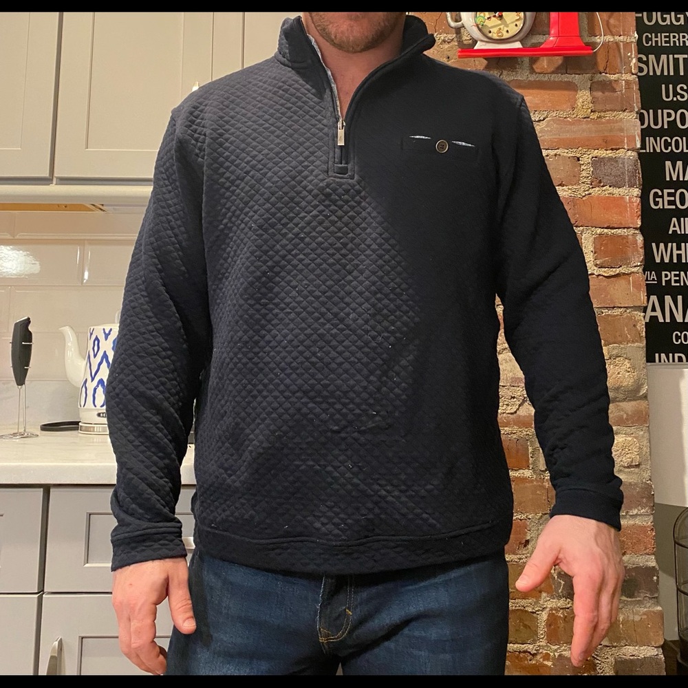 Southern Pines navy blue quarter zip